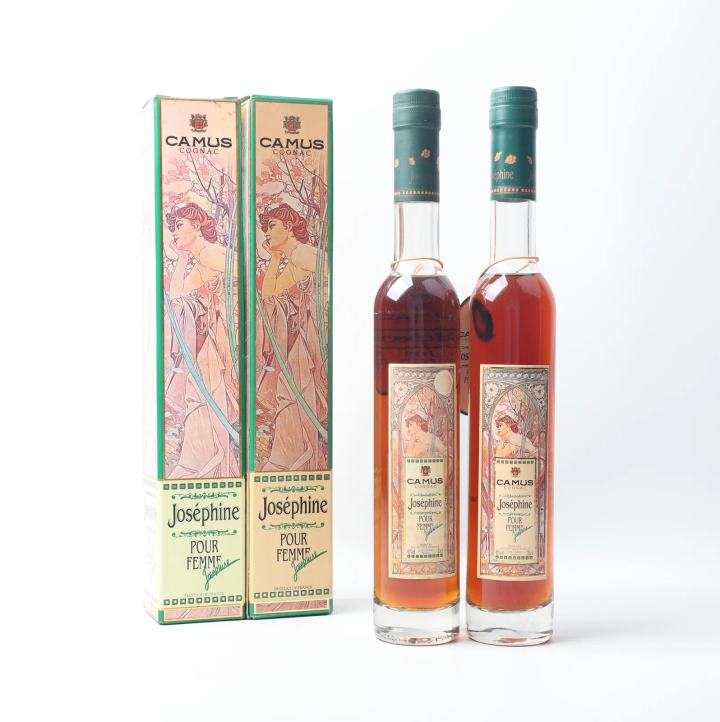 Camus 'Joséphine' Crystal Decanter Cognac – 2 Bottles, 80s · Fine Wine · Vera Buy