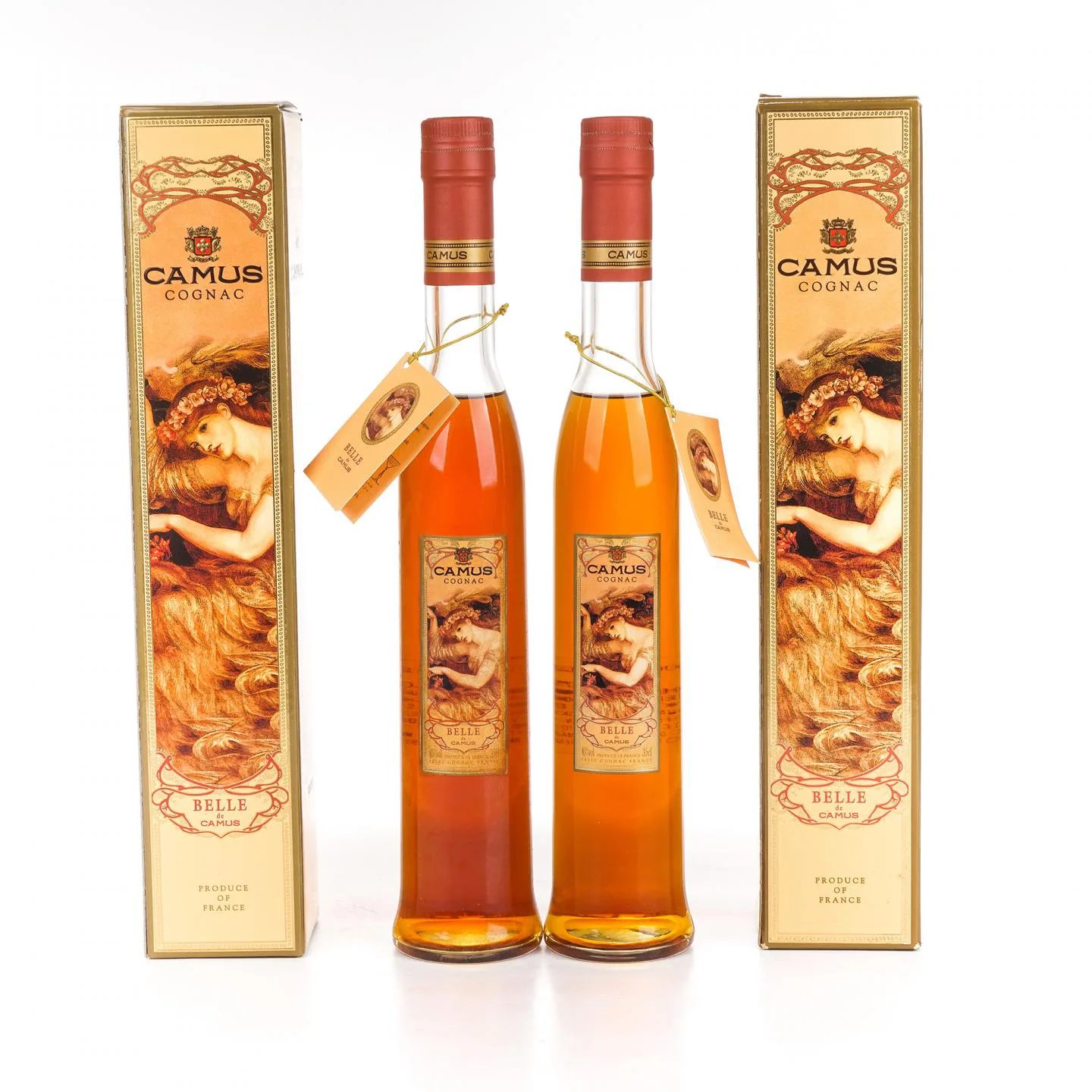 Camus 'Belle' Crystal Decanter Cognac – 2 Bottles, 80s · Fine Wine · Vera Buy