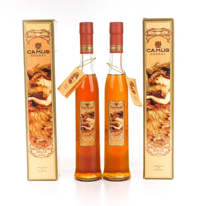 Camus 'Belle' Crystal Decanter Cognac – 2 Bottles, 80s · Fine Wine · Vera Buy