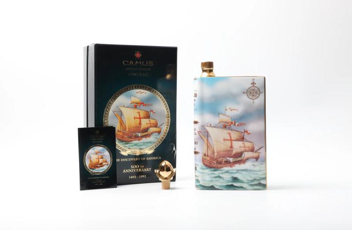 1992 Camus Limoges Ceramic Book Cognac – 500th Anniversary of the Discovery of America · Fine Wine · Vera Buy