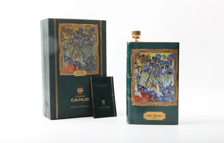 70-80s Camus Van Gogh 'Irises' Limoges Ceramic Book Cognac · Fine Wine · Vera Buy