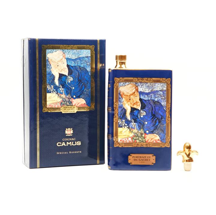 80s Camus Van Gogh 'Portrait of Dr. Gachet' Limoges Ceramic Book Cognac · Fine Wine · Vera Buy