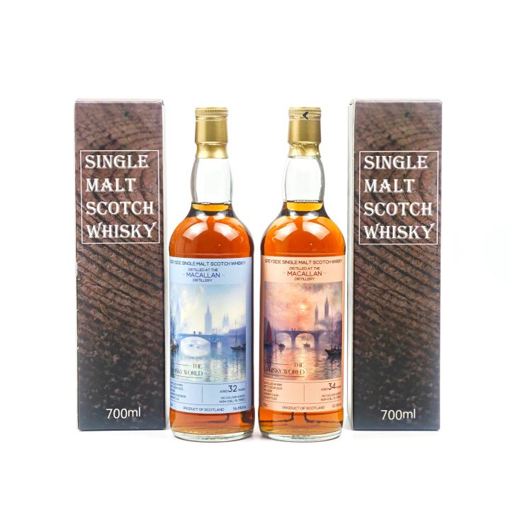 Macallan 1989-2023/1990-2023 34/32-Year-Old 'London Fog' Sherry Cask Single Cask Single Malt Whisky Set of 2 · Whisky · Vera Buy