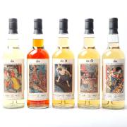 Whisky Fu Glenrothes 22-Year-Old / Ben Nevis 12-Year-Old / Clynelish 12-Year-Old / Strathmill 16-Year-Old / Aberlour 11-Year-Old 'Popular Water Margin Heroes: Earthly Fiends' Single Cask Single Malt Scotch Whisky, 5-Bottle Set detail image 6 · Vera Buy