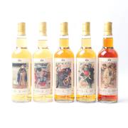 Whisky Fu Balvenie 36-Year-Old / Ledaig 22-Year-Old / Jura 21-Year-Old / Tomatin 16-Year-Old / Glenrothes 18-Year-Old 'Popular Water Margin Heroes: Heavenly Spirits' Single Cask Malt Whisky, 5-Bottle Set detail image 8 · Vera Buy